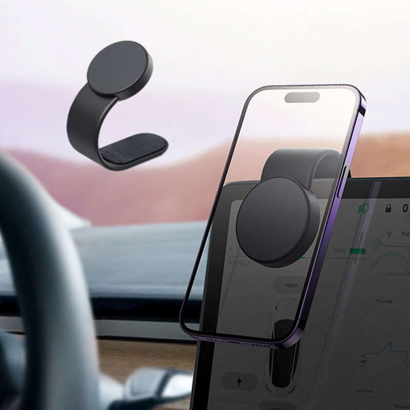 Suporte Magnético de Celular para Carro - Dobrável e Rotação 360° - Ultra Estável