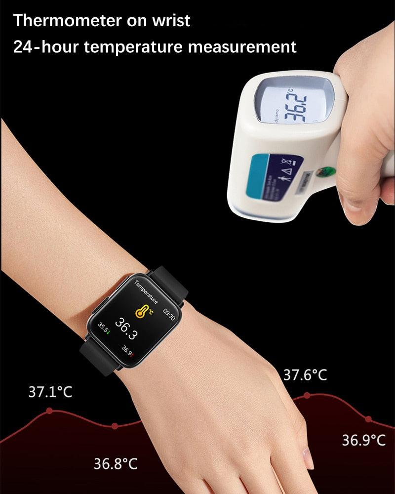 Smartwatch Monitor de Glicose e pressão à prova d'água