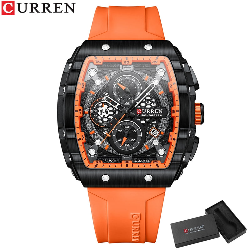 Relógio Masculino Quartz Curren à Prova d'água