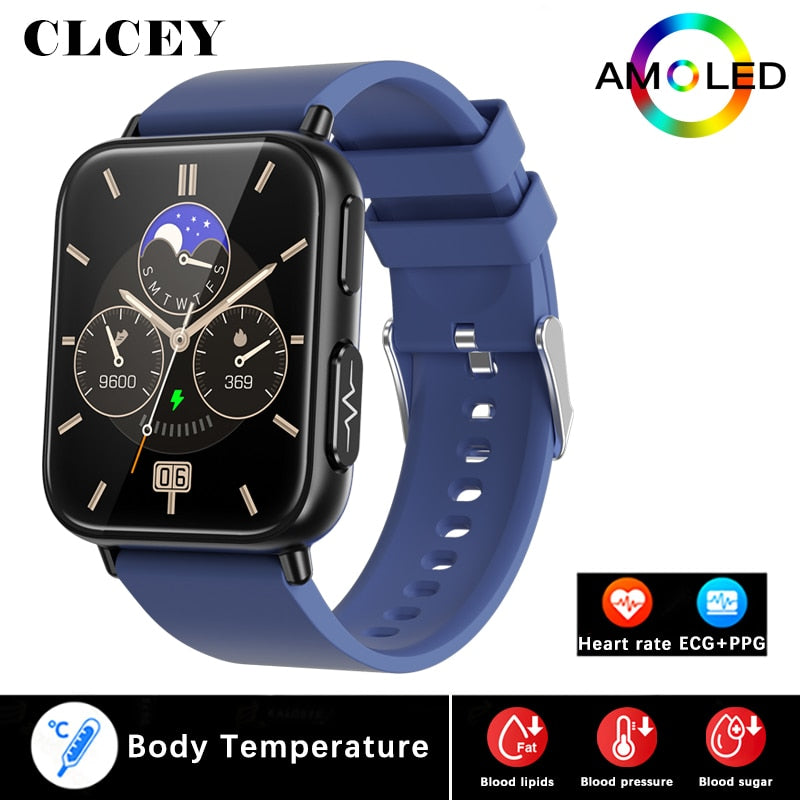 Smartwatch Monitor de Glicose e pressão à prova d'água