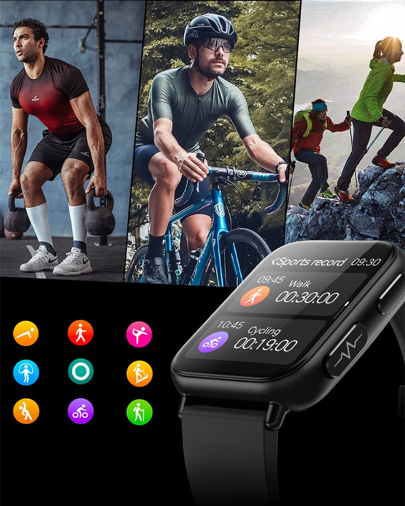 Smartwatch Monitor de Glicose e pressão à prova d'água