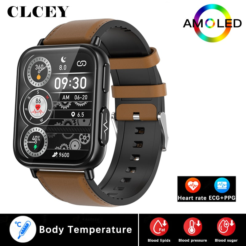 Smartwatch Monitor de Glicose e pressão à prova d'água