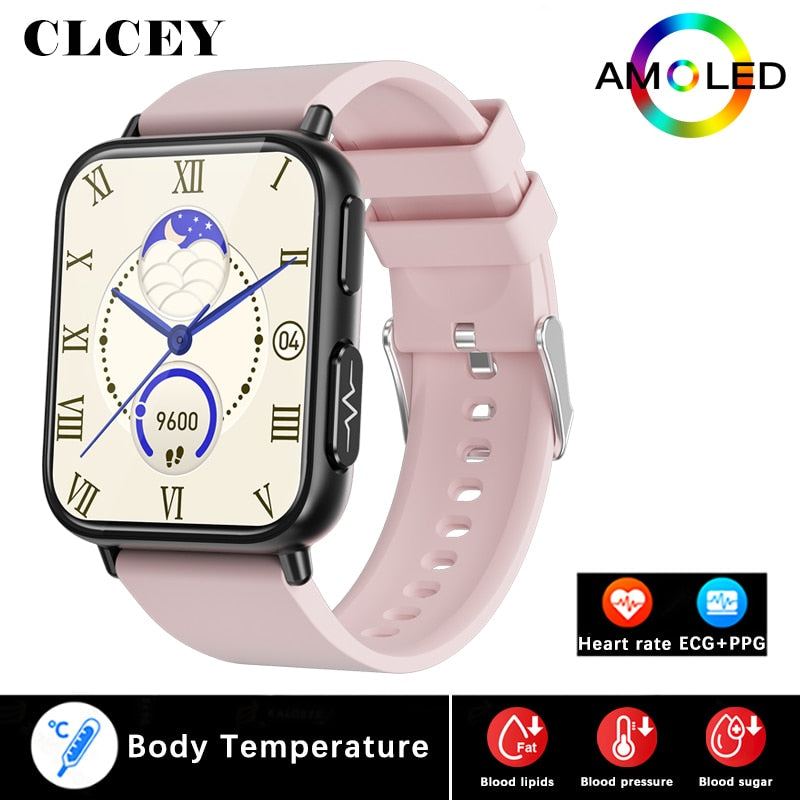 Smartwatch Monitor de Glicose e pressão à prova d'água