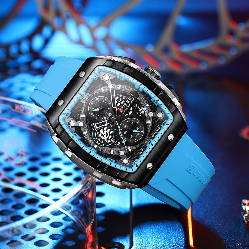 Relógio Masculino Quartz Curren à Prova d'água