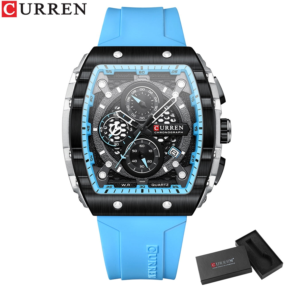 Relógio Masculino Quartz Curren à Prova d'água