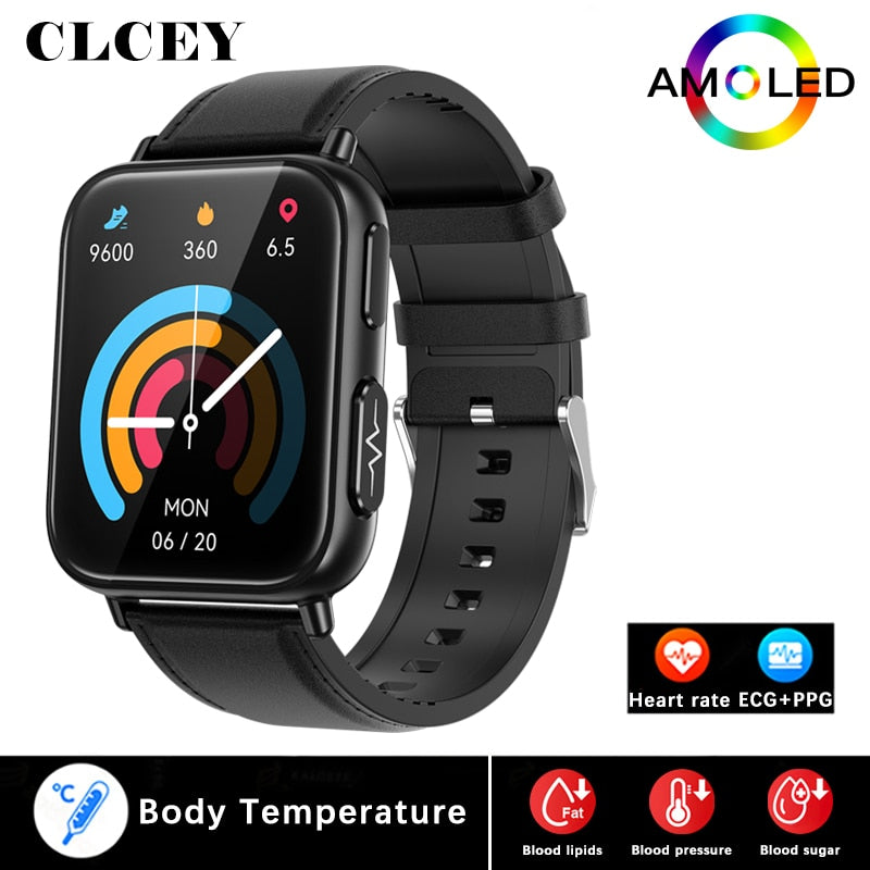 Smartwatch Monitor de Glicose e pressão à prova d'água