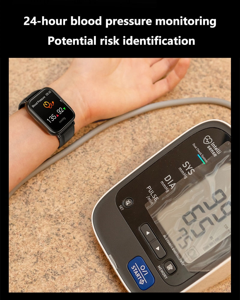 Smartwatch Monitor de Glicose e pressão à prova d'água