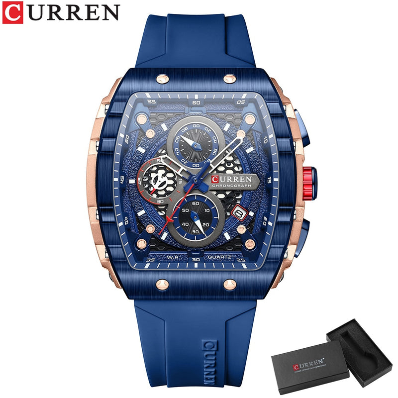 Relógio Masculino Quartz Curren à Prova d'água