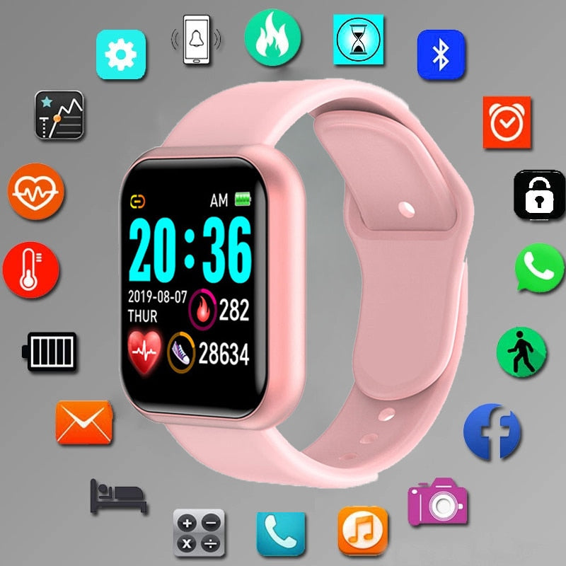 Smartwatch Y68 Pro - Relógio Inteligente 2023 - Unissex